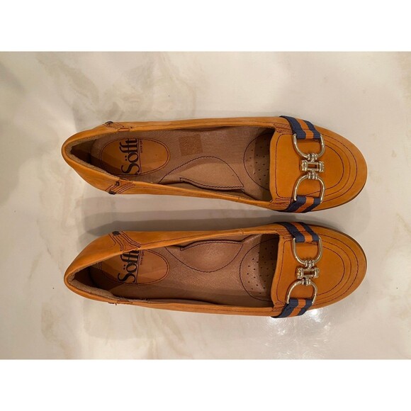 Womens Shoe Sofft  Leather Slip on Flats Size 6.5 M with Arch Support Casual - Picture 3 of 11